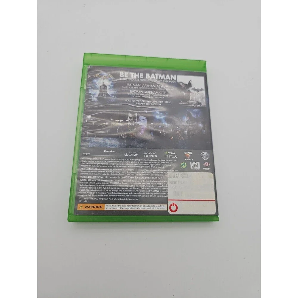 Batman Return To Arkham (Xbox One, 2016)